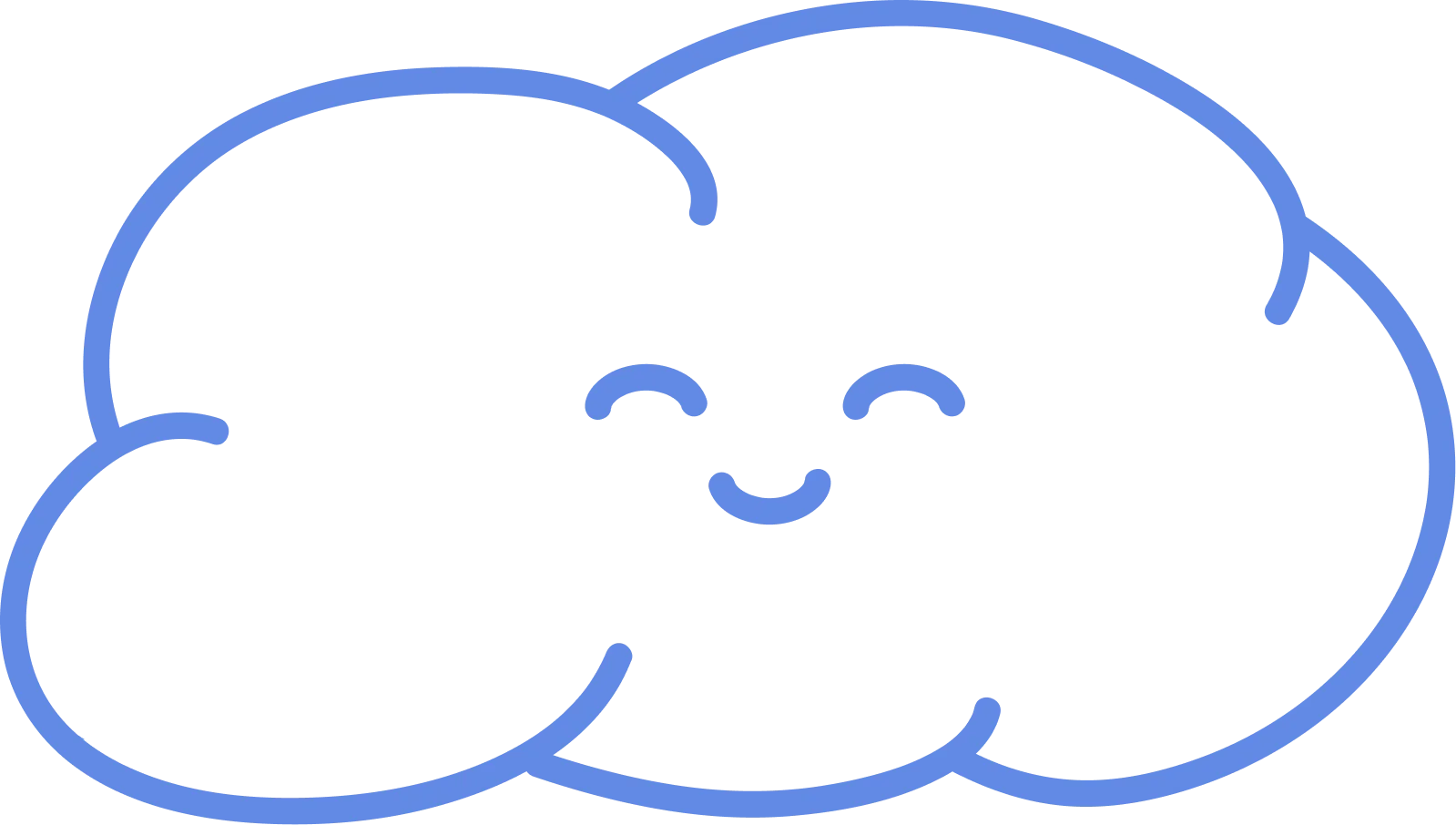 La nuvola sorridente, mascotte di Creja